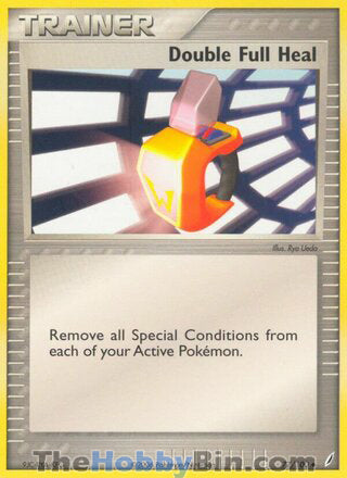 Double Full Heal #77/100 Uncommon - EX Crystal Guardians Pokemon card