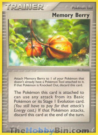 Memory Berry #80/100 Uncommon - EX Crystal Guardians Pokemon card