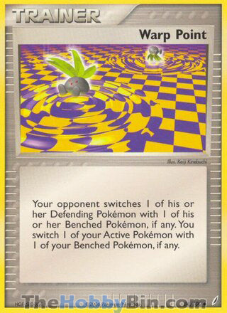 Warp Point #84/100 Uncommon - EX Crystal Guardians Pokemon card