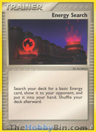 Energy Search #86/100 Common - EX Crystal Guardians Pokemon card