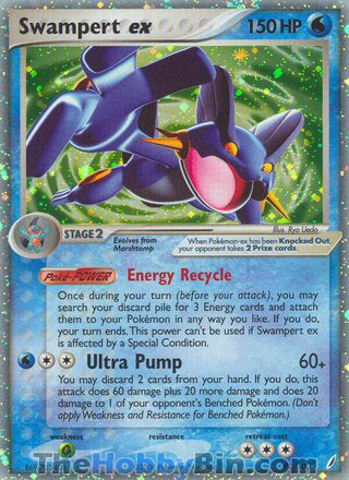 Swampert ex EX Crystal Guardians Ultra Rare #98/100