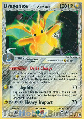 Dragonite EX Delta Species Holo Rare #3/113