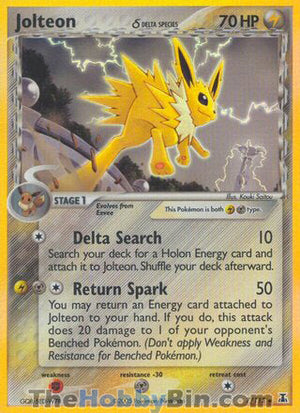 0007 Jolteon Holo Rare Delta Species