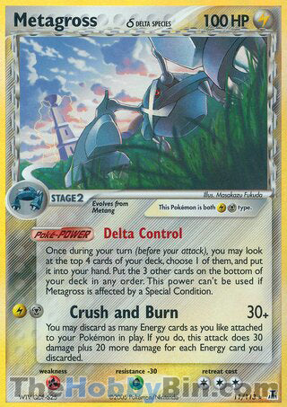 Metagross EX Delta Species Holo Rare #11/113