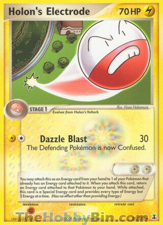 Holon's Electrode #21/113 Rare - EX Delta Species Pokemon card
