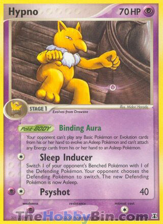 Hypno #23/113 Rare - EX Delta Species Pokemon card