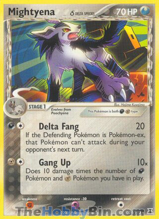Mightyena #24/113 Rare - EX Delta Species Pokemon card