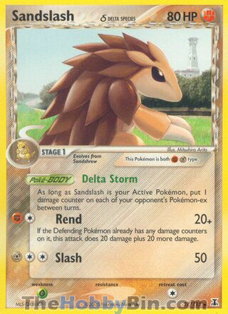 Sandslash EX Delta Species Rare #27/113