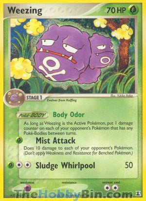 0033 Weezing Rare Delta Species
