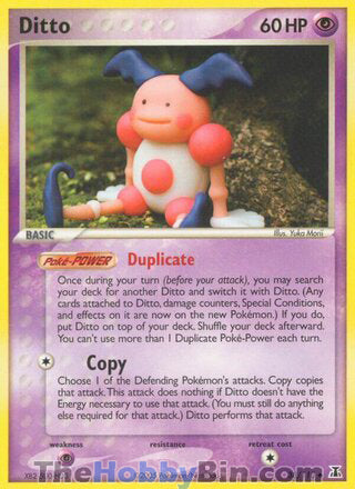 Ditto #38/113 Uncommon - EX Delta Species Pokemon card