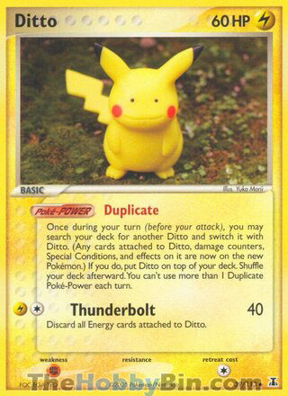 Ditto EX Delta Species Uncommon #39/113