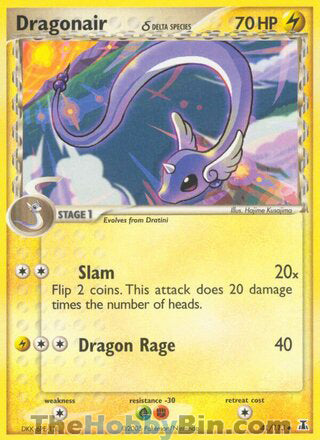 Dragonair EX Delta Species Uncommon #41/113