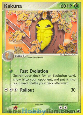 Kakuna #46/113 Uncommon - EX Delta Species Pokemon card