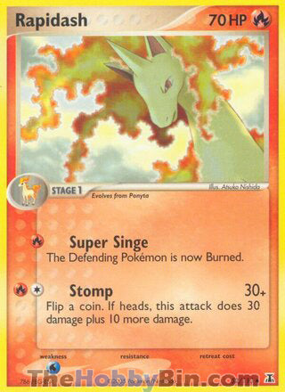 Rapidash #52/113 Uncommon - EX Delta Species Pokemon card