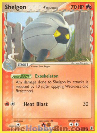 Shelgon #54/113 Uncommon - EX Delta Species Pokemon card