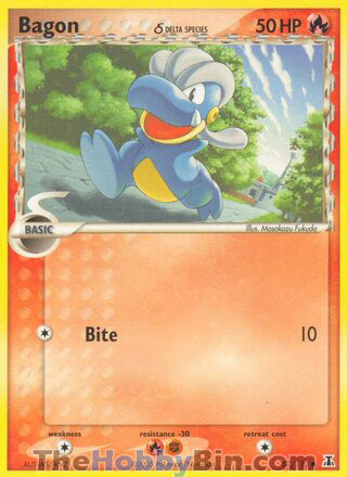 Bagon #57/113 Common - EX Delta Species Pokemon card
