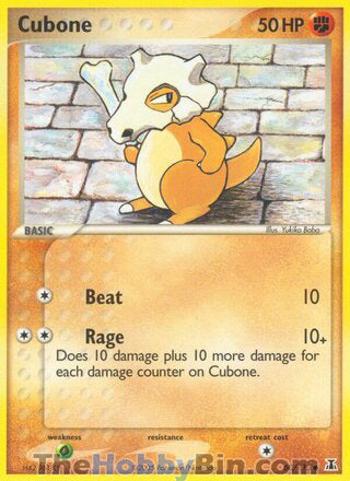 Cubone #60/113 Common - EX Delta Species Pokemon card