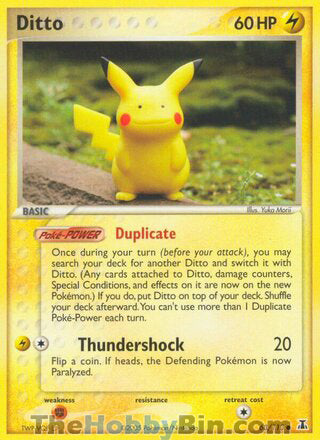 Ditto #63/113 Common - EX Delta Species Pokemon card