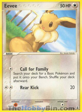 Eevee #69/113 Common - EX Delta Species Pokemon card