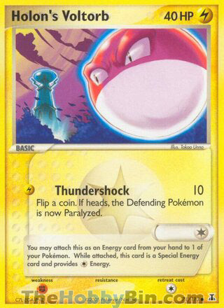 Holon's Voltorb #71/113 Common - EX Delta Species Pokemon card