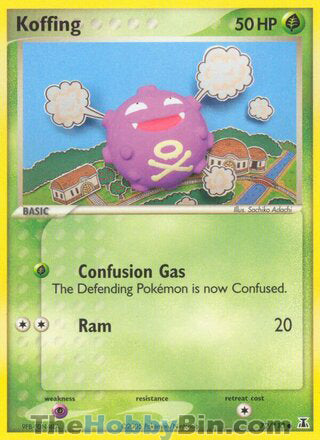 Koffing #72/113 Common - EX Delta Species Pokemon card