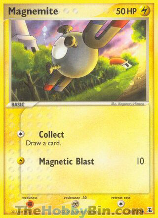 Magnemite #74/113 Common - EX Delta Species Pokemon card