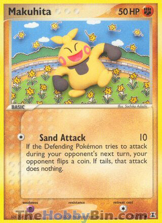 Makuhita #75/113 Common - EX Delta Species Pokemon card