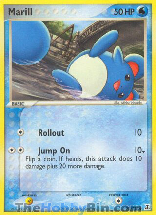 Marill #76/113 Common - EX Delta Species Pokemon card