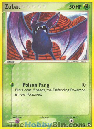 Zubat #88/113 Common - EX Delta Species Pokemon card