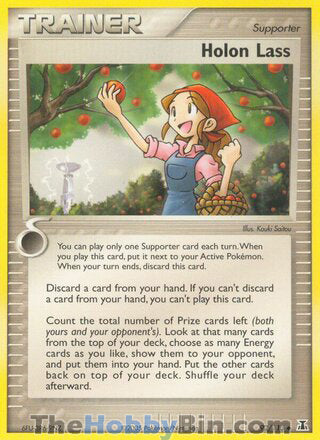 Holon Lass #92/113 Uncommon - EX Delta Species Pokemon card