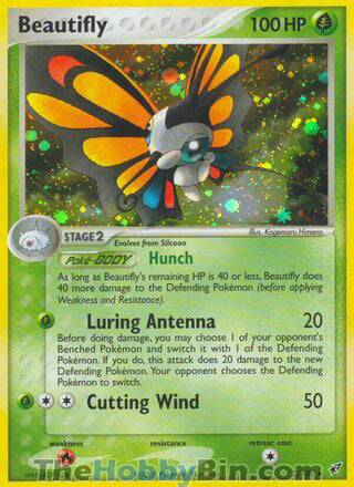 Beautifly EX Deoxys Holo Rare #2/107