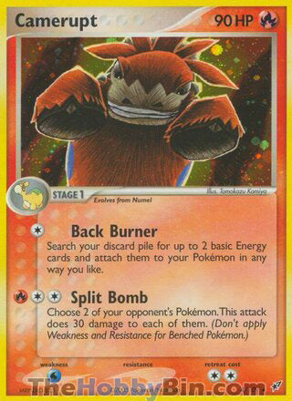 0004 Camerupt Holo Rare Deoxys