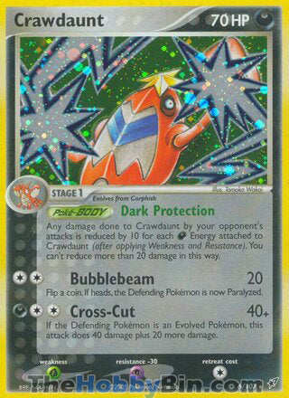 0006 Crawdaunt Holo Rare Deoxys