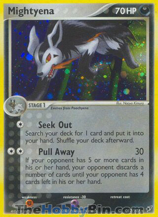 0012 Mightyena Holo Rare Deoxys