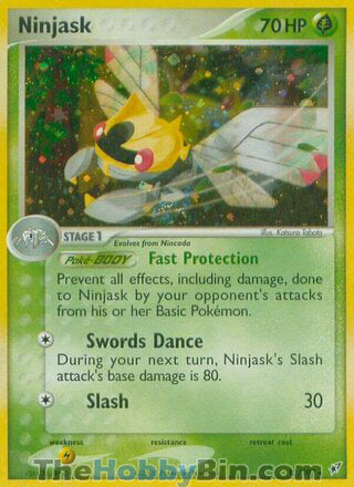 0013 Ninjask Holo Rare Deoxys