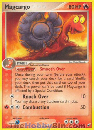 Magcargo #20/107 Rare - EX Deoxys Pokemon card