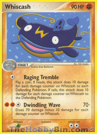 Whiscash #28/107 Rare - EX Deoxys Pokemon card