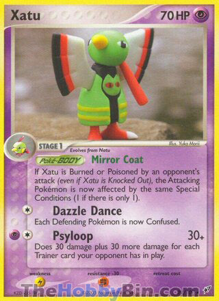 Xatu #29/107 Rare - EX Deoxys Pokemon card