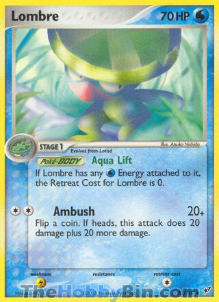 Lombre #33/107 Uncommon - EX Deoxys Pokemon card