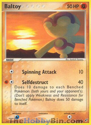 Baltoy #53/107 Common - EX Deoxys Pokemon card