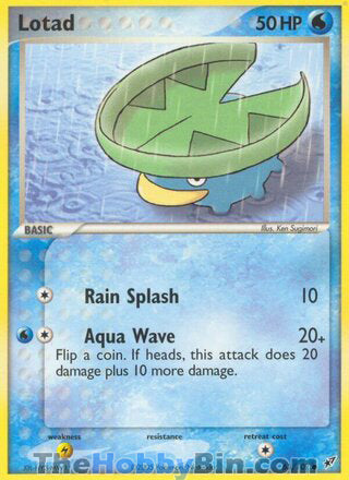 Lotad #63/107 Common - EX Deoxys Pokemon card
