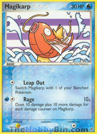 Magikarp #64/107 Common - EX Deoxys Pokemon card