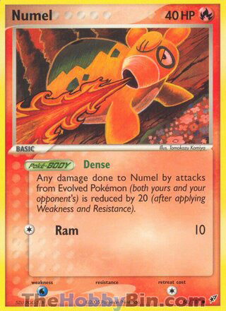 Numel #68/107 Common - EX Deoxys Pokemon card