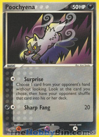Poochyena #70/107 Common - EX Deoxys Pokemon card