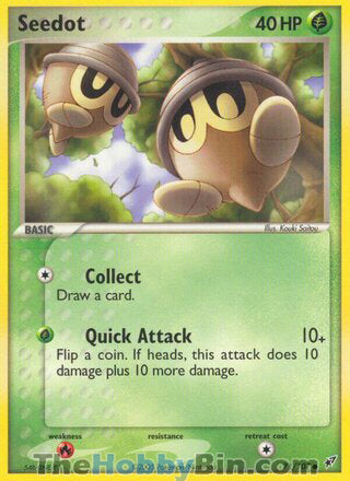 Seedot #71/107 Common - EX Deoxys Pokemon card