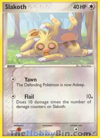 Slakoth #73/107 Common - EX Deoxys Pokemon card