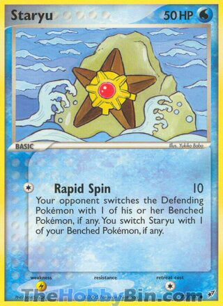 Staryu #77/107 Common - EX Deoxys Pokemon card