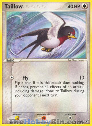 Taillow #80/107 Common - EX Deoxys Pokemon card