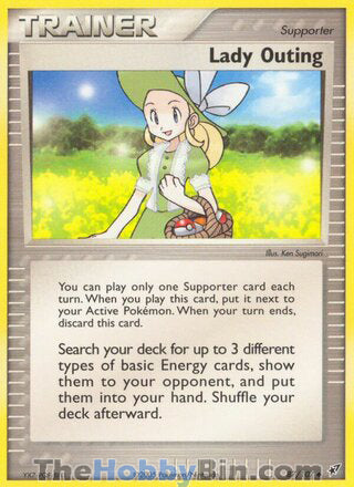 Lady Outing #87/107 Uncommon - EX Deoxys Pokemon card