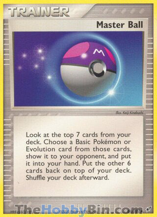 Master Ball #88/107 Uncommon - EX Deoxys Pokemon card